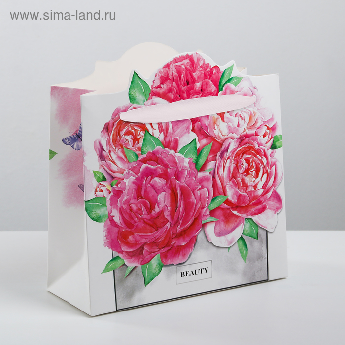 Пакет подарочный Beauty, 25 × 26 × 10 см - Фото 1