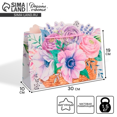 Пакет подарочный, упаковка, «Чудесный день», 30×23×10 см