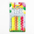 Свечи для торта "Ромашки", 7 см, классические, 8 шт - фото 805279981