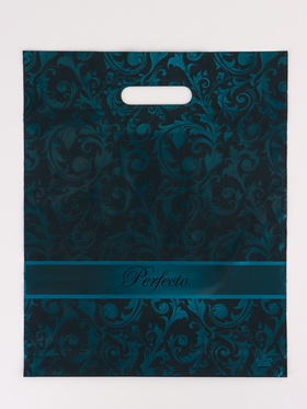 Пакет «Перфекто Ультрамарин», полиэтиленовый с вырубной ручкой, 90 мкм, 30?37 см (комплект 25 шт)