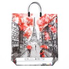 Пакет "Париж", полиэтиленовый с пластиковой ручкой, 100 мкм 44 х 40 см - Фото 2