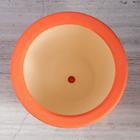 Горшок для цветов "Вьетнам", шёлк, оранжевый. Керамика, 5 л - Фото 2