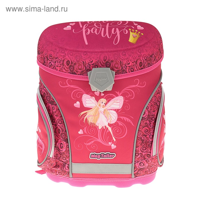 Ранец на замке Mag Taller J-flex, 38 х 32 х 23, Princess, розовый - Фото 1