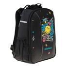 Рюкзак каркасный Herlitz Airgo 43х32х18 см, для девочек, SmileyWorld Pop, чёрный - Фото 2