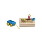 Игровой набор аксессуаров для кукольного домика Смоланд «Песочница с игрушками» - фото 50968286