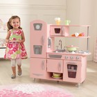 Игровая кухня из дерева «Винтаж», цвет розовый - Фото 9