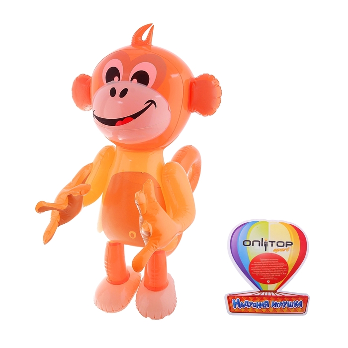 Игрушка надувная Мартышка Сью 54 см, муз. - Фото 1