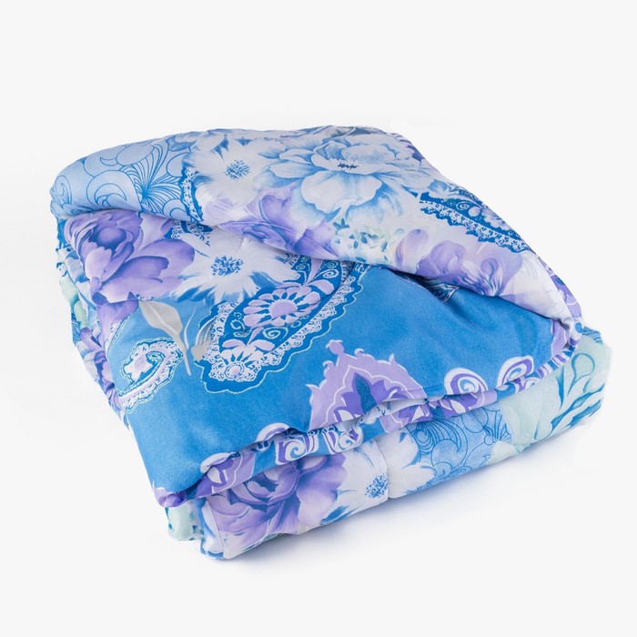 Одеяло, размер 140х205 см, цвет МИКС, синтепон - фото 1887834362