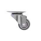 Колесо мебельное, d=25 мм, без тормоза, мягкий ход, коричневое - Фото 2