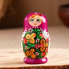 Матрёшка дерево «Божья коровка», фиолетовый платок, 5 кукольная, 9-11 см - Фото 3