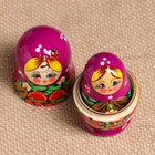 Матрёшка дерево «Божья коровка», фиолетовый платок, 5 кукольная, 9-11 см - Фото 8