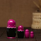 Матрёшка дерево «Божья коровка», фиолетовый платок, 5 кукольная, 9-11 см - Фото 10