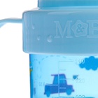 Поильник детский M&B «Сыночек» с твёрдым носиком, от 9 мес., 140 мл., с ручками, голубой - Фото 7