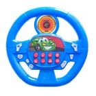 Музыкальный руль «Супер руль», звук, работает от батареек, цвет синий, в ПАКЕТЕ - фото 10745679