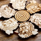 Подставка под горячее «Ёжики», d=11 см, можжевельник - Фото 3