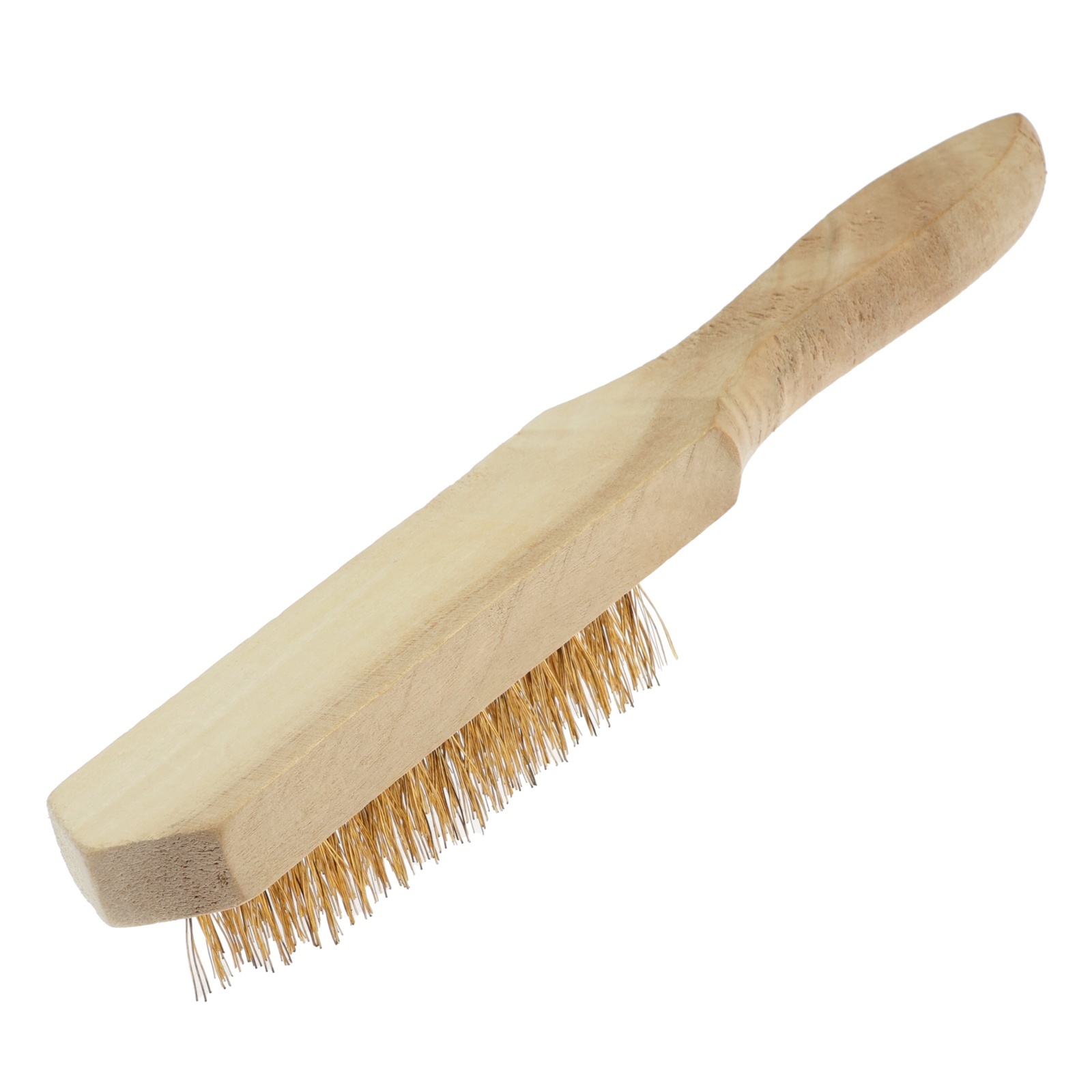 Щетка металлическая ручная ЛОМ, деревянная рукоятка, 5-рядная (3467302 ...