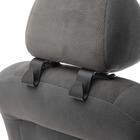 Крючок TORSO на подголовник, набор 4 шт., черный - Фото 2