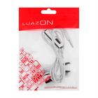 Наушники LuazON LN-6, вакуумные, микрофон, плоский провод, кнопка ответа, МИКС - Фото 8