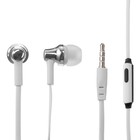 Наушники LuazON RX-6, вакуумные, микрофон,плоский провод, кнопка ответа, МИКС - Фото 2