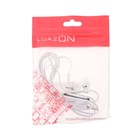 Наушники LuazON RX-6, вакуумные, микрофон,плоский провод, кнопка ответа, МИКС - Фото 4