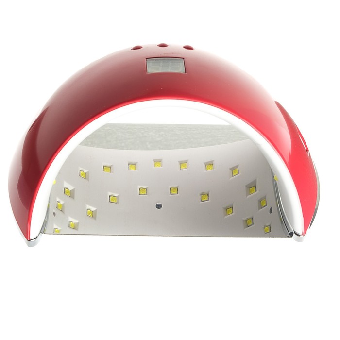 Лампа для гель-лака Luazon LUF-22, LED, 48 Вт, 21 диод, таймер 30/60/99 с, 220 В, красная - фото 1909899699