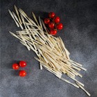 Шпажки для канапе из бамбука, 100 шт - Фото 4