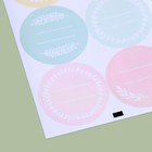 Наклейки для подарков и цветов, «Рамочки‒веточки», 9 х 16 см - Фото 2