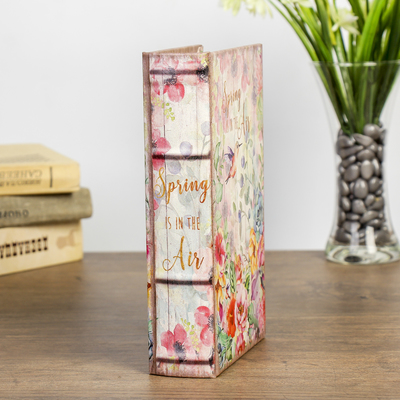 Шкатулка книга - сейф «Весна в воздухе», дерево, искусственная кожа, 21×13×5 см