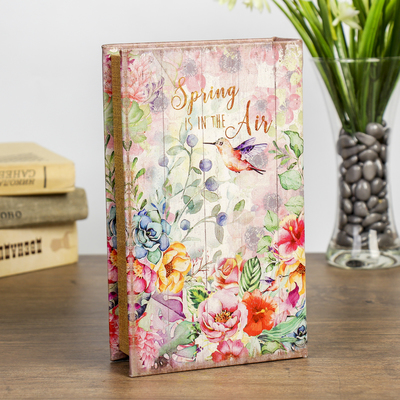 Шкатулка книга - сейф «Весна в воздухе», дерево, искусственная кожа, 21×13×5 см
