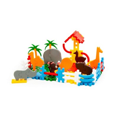 Конструктор «Зоопарк», 117 деталей