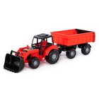 Трактор "Мастер" с прицепом №1 и ковшом, МИКС - фото 20560004