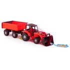 Трактор "Мастер" с прицепом №1 и ковшом, МИКС - фото 20560006