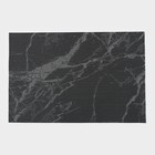 Салфетка сервировочная на стол Magistro «Мрамор», 45×30 см, серая - Фото 5