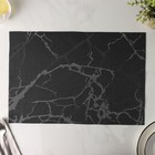 Салфетка сервировочная на стол Magistro «Мрамор», 45×30 см, цвет серый - Фото 5