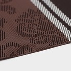 Салфетка сервировочная на стол «Вензеля», 45×30 см, цвет коричневый - Фото 3