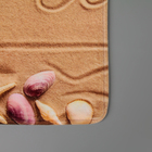 Набор ковриков для ванной и туалета «Доляна. Пляж», 2 шт., 40×45, 45×75 см - Фото 3