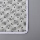 Набор ковриков для ванной и туалета «Доляна. Геометрия цветов», 2 шт., 40×45, 45×75 см - Фото 4