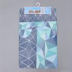 Набор ковриков для ванной и туалета «Доляна. Геометрия цветов», 2 шт., 40×45, 45×75 см - Фото 5