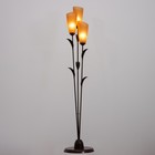 Торшер напольный BayerLux «Симпл», 3×15 Вт, E27, коричневый, 28×28×153 см - Фото 2