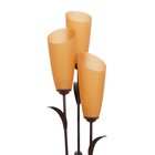 Торшер напольный BayerLux «Симпл», 3×15 Вт, E27, коричневый, 28×28×153 см - Фото 4