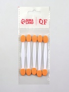 Набор аппликаторов для теней, двусторонние, 5 шт., 7.5 см, цвет белый - Фото 3