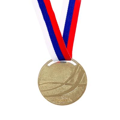 Медаль золото «Футбол», d=5 см, с лентой