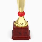 Кубок 174А, наградная фигура, золото, подставка пластик, 33 х 12 х 9,5 см. - Фото 6