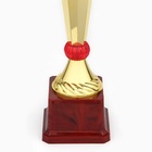 Кубок 174 В, наградная фигура, золото, подставка пластик, 31.5 см - Фото 6