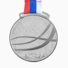 Медаль призовая «2 место» серебро 083, d=3.5 см, с лентой - Фото 4