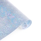 Плёнка самоклеящаяся, голография, серебристая, 0.45×3 м, 30 мкм - Фото 5