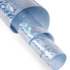 Плёнка самоклеящаяся, голография, серебристая, 0.45×3 м, 30 мкм - Фото 7