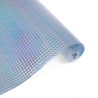 Плёнка самоклеящаяся голография, серебристая рябь, 0.45×3 м, 30 мкм - Фото 5