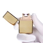 Зажигалка электронная в коробке, USB, дуговая, золотой хром, 5.6 × 3.8 × 1.3 см УЦЕНКА - Фото 2