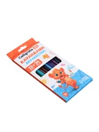 Карандаши Calligrata, цветные, двусторонние, 24 цвета, 12 шт., трёхгранные, деревянные - Фото 6